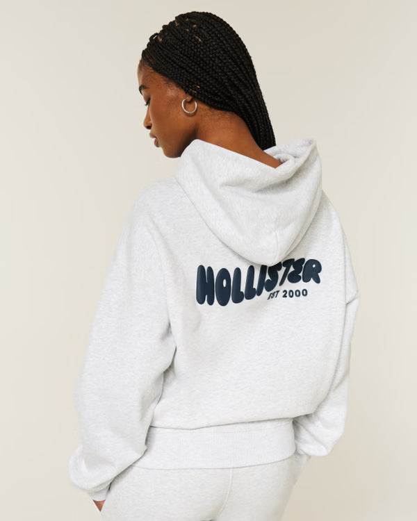 Hollister Women's Oversized Graphic Hoodie